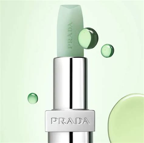 prada astral blue|prada color changing lip balm.